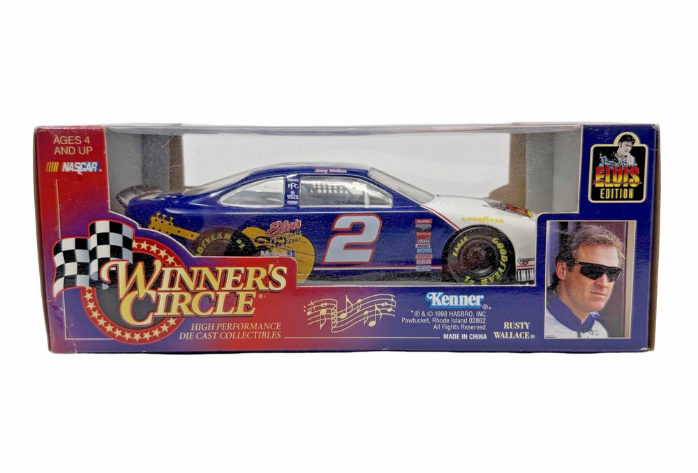 1998 Winners Circle Elvis Edition Rusty Wallace #2 NASCAR 1:24 Scale Sealed